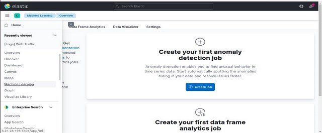Kibana menu