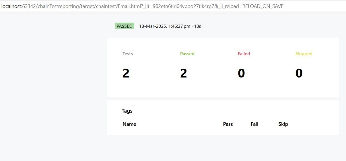 Email Report
