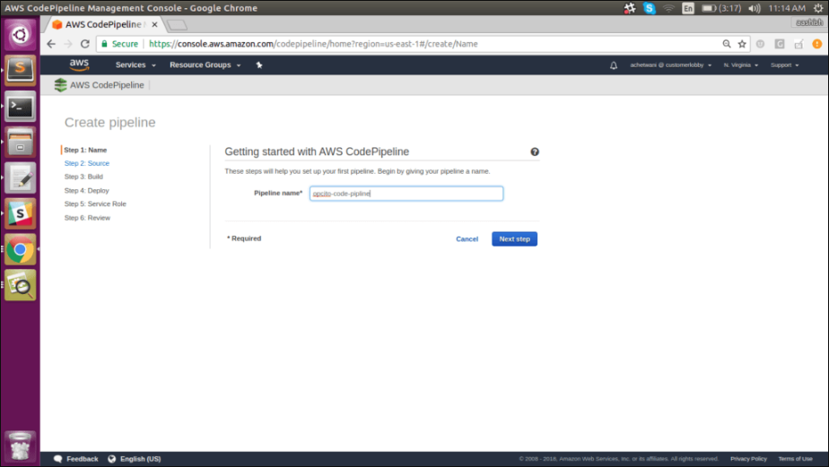 Create pipeline