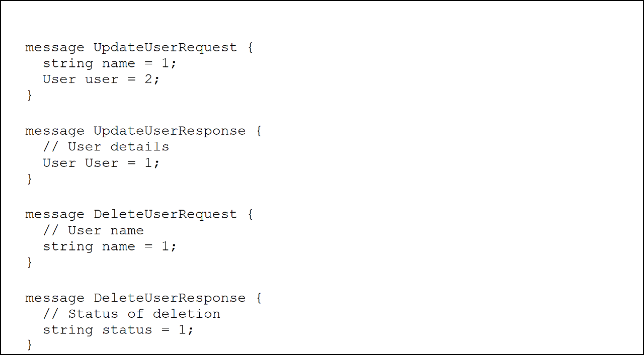 Create proto file step 3