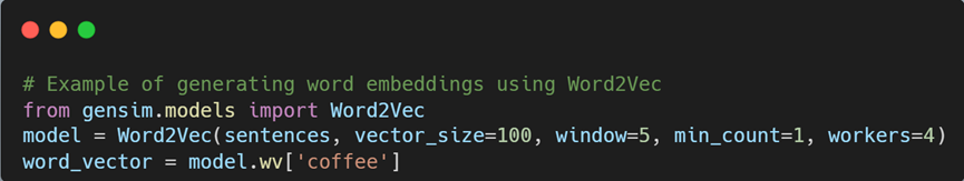•	Embeddings and feature extraction