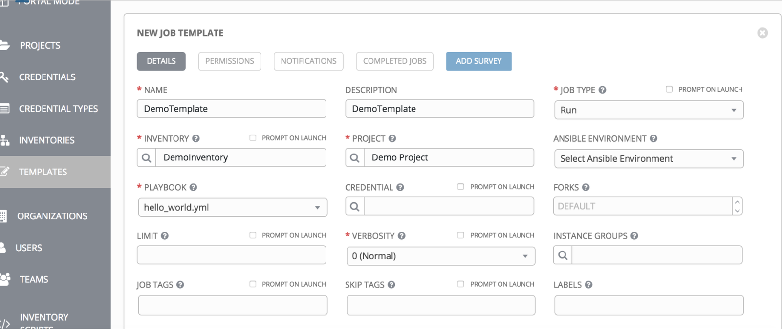 How-to-use-inventory-to-run-Ansible-job