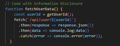 Information disclosure