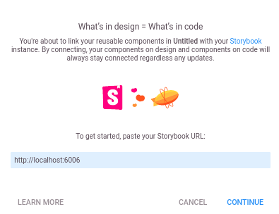 Storybook url integration zeplin