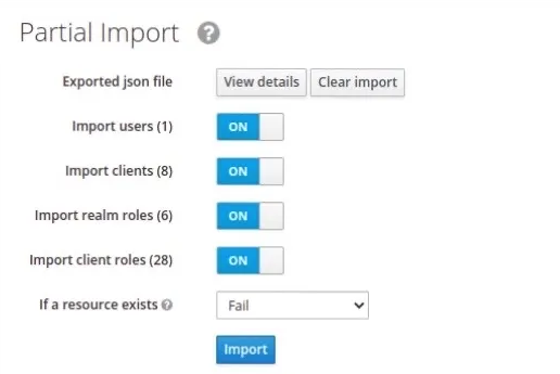 Partial Import