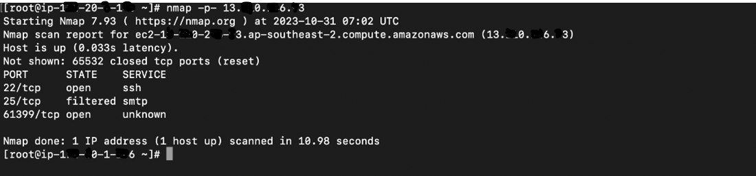 Nmap full tcp scan