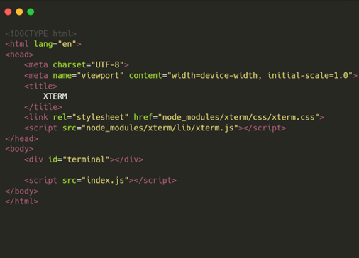 Container element for terminal