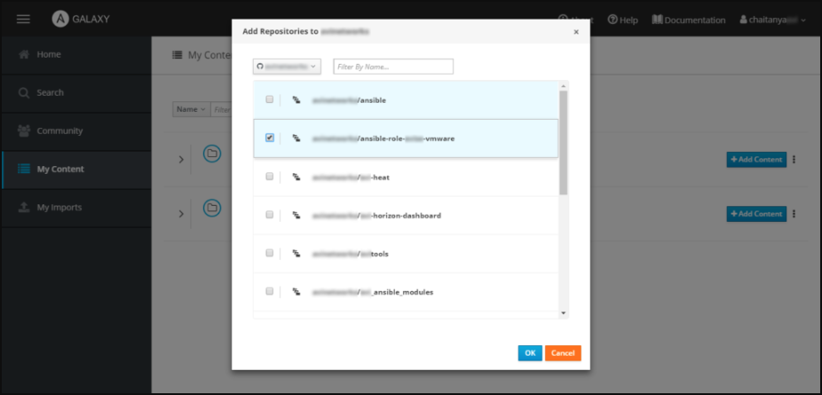 Select Role repository