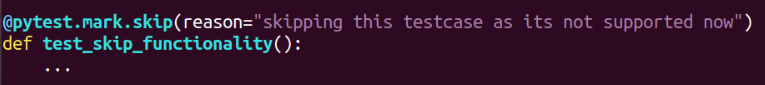Xfail/Skip tests