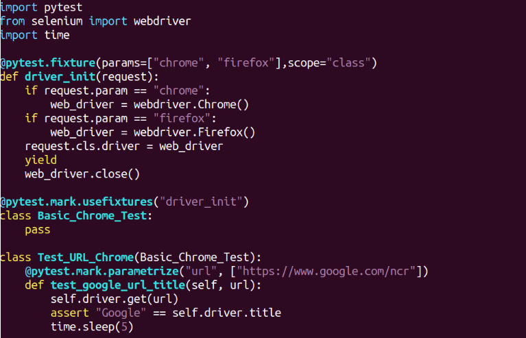 driver init fixture