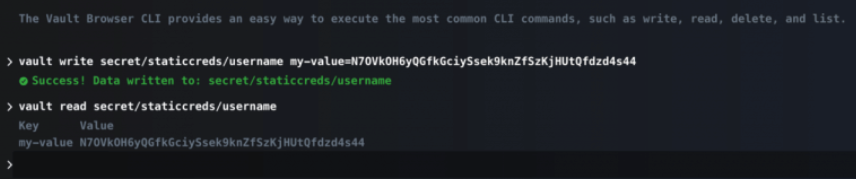 Vault Read Secret