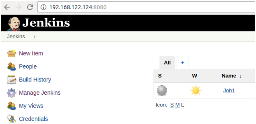 Accessing active server Jenkins using active server IP