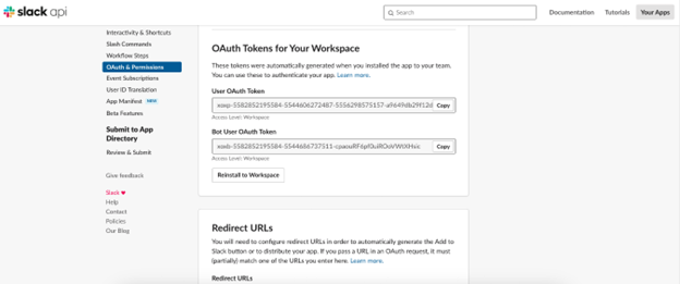 Slack API integration Java Opcito 10