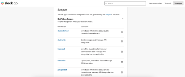 Slack API integration Java Opcito 8