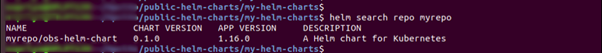 add helm repository locally