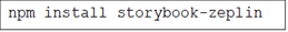 install storybook add-on